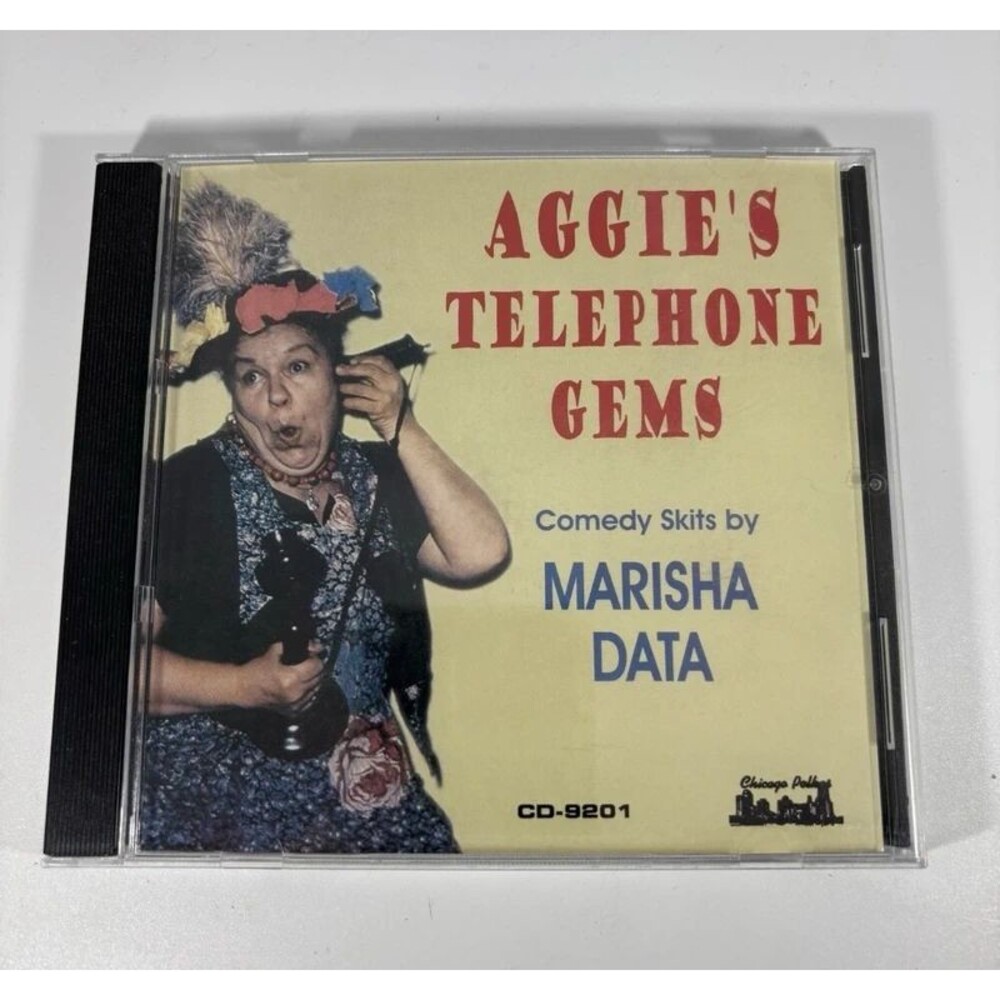 Aggie's Telephone Gems Marisha Data Comedy Skits CD-9201 Chicago Polkas CD Rare